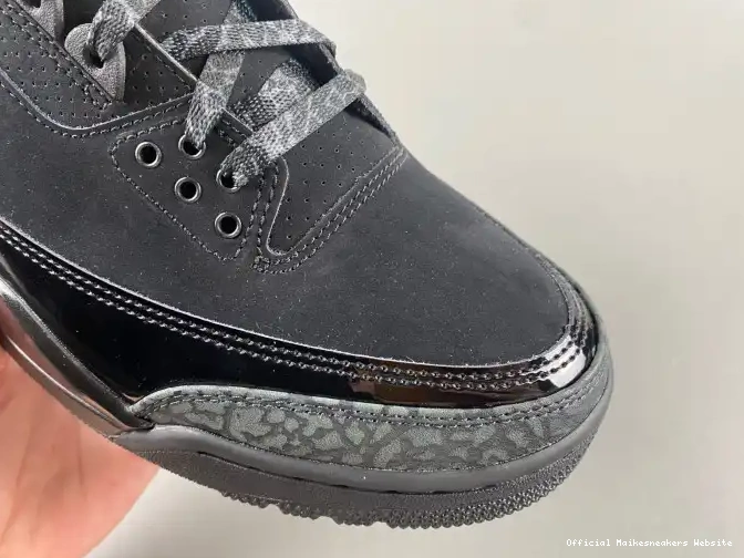 Official Maikesneakers Jordan Air 3 Black Cat CT8532-001 0621